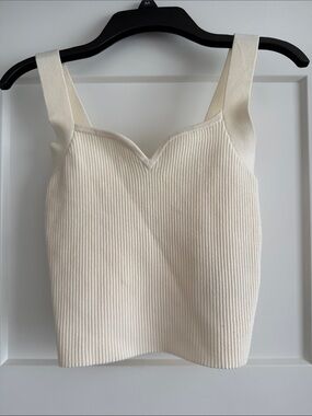 Abercrombie and fitch sweet heart cropped tank top
